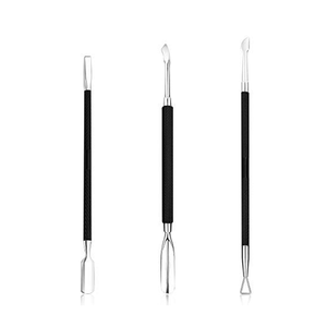 Pousse-cuticules professionnel en acier inoxydable pour salon de beauté, outil de manucure de marque privée - Product Image 1