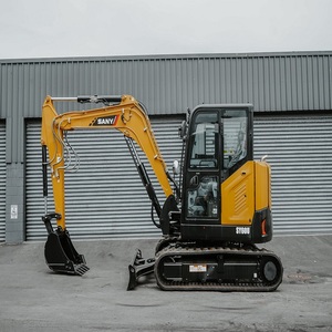 Mini-excavatrice Sany de haute qualité avec une puissance de performance élevée et une construction fiable pour des travaux d'excavation efficaces - Product Image 2