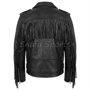 <b>Men</b> <b>Leather</b> <b>Jacket</b> Premium Genuine Quality Stylish Biker Fashion Winter Outfit Durable Comfortable Design <b>Leather</b> <b>Jacket</b> - Product Image 2
