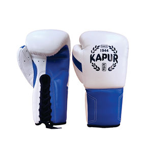 Gants de boxe professionnels à lacets d'inspiration historique, en cuir de qualité supérieure, pour le sparring et les entraînements au sac de frappe. - Product Image 1
