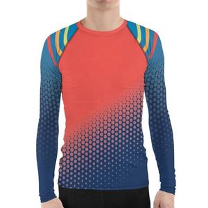 Vêtements de sport à manches courtes personnalisés en gros avec logo, rashguards élégants pour la salle de sport, vêtements de compression pour le BJJ, vêtements de sport MMA, tissu de qualité - Product Image 5