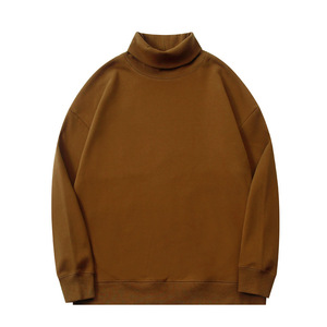 Winter Men'S Thick And Warm <b>Sweater</b> Casual Slim Fit Long Sleeve High Collar T-Shirts 400g Plush Turtleneck Hoodies - Product Image 5