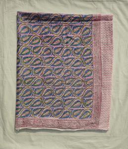 Paréo en coton imprimé indien, imprimé à la main, style bohème, cache-maillot de bain, robe d'été florale, cache-maillot de bain pour demoiselle d'honneur - Product Image 2