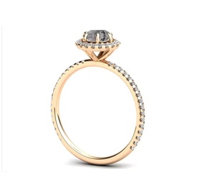 Anillo de compromiso de piedras preciosas de rutilo negro Natural hermoso de Plata de Ley 925 nuevo diseño anillos de moda de plata esterlina para mujer - Product Image 2