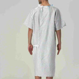 Batas de Paciente de Primera Calidad, Personalizables, Tejidas, Transpirables y Cómodas para Uso Hospitalario - Product Image 3