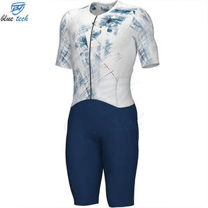 Ensemble de maillots de cyclisme personnalisés avec logo pour hommes, vêtements de vélo respirants, uniforme de vélo de route VTT, tissu à séchage rapide, services OEM - Product Image 5