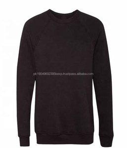 Color negro Full Sweat Shirts Bella Canvas 3901 Sponge Fleece Sudadera con cuello redondo Precio al por mayor Suéter HoodiesDDP Envío - Product Image 5