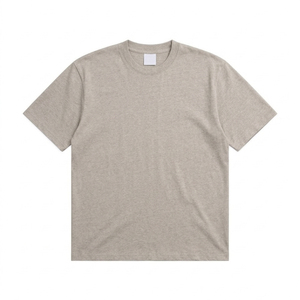 T-shirt pour homme en coton 100% de haute qualité, confortable, uni, léger, décontracté, col rond, pour les activités quotidiennes à la maison - Product Image 5