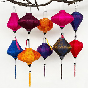 Top Quality Hanging Bamboo Silk <b>Lantern</b> Traditional Decorative Colorful <b>Lanterns</b> Made in Vietnam - Product Image 6