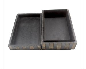 Elegant Modern Resin Handcrafted <b>Trinket</b> Jewellery <b>Box</b> Sleek Unique Pattern Ideal Storage Solution For Jewelry And Accessories - Product Image 6