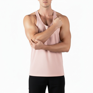 Débardeur de sport sans manches pour homme, 100% coton, séchage rapide, extensible, respirant, style streetwear - Product Image 2