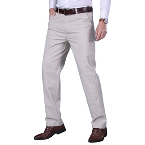 Pantalones Chinos Casuales de Lona de Alta Calidad para Hombre, Corte Recto, Elásticos, Diseño de Color Personalizado, 2025 - Product Image 6
