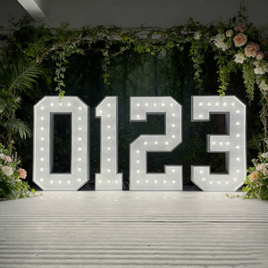 Custom Marquee <strong>Letters</strong> Wedding Decoration Marquee <strong>Letters</strong> 4ft Outdoor <strong>LED</strong> <strong>Letters</strong> Sign for Party Wedding Birthday Bulb Giant - Product Image 6