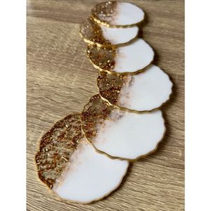 Handmade Resin <b>Table</b> <b>Coaster</b> Set Durable Reusable Decorative Dining <b>Table</b> Mats Premium Quality for Export - Product Image 1