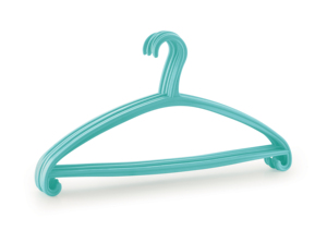 <b>Plastic</b> Clothing Hanger With Non-Slip Design Rectangle Shape For Wardrobe Storage Lightweight Simple Style <b>Hook</b> Type - Product Image 4