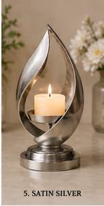 Home Decorative <b>Metal</b> <b>Candle</b> Stand New Design <b>Black</b> Colored <b>Metal</b> Crafted <b>Candle</b> <b>Holder</b> For Wedding and Event Decoration - Product Image 5