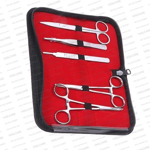 Medical Skin Suture Practice Training <b>Kit</b> Surgical <b>Suturing</b> Manual German Stainless Steel Needle Holder Scissors Tools Students - Product Image 2