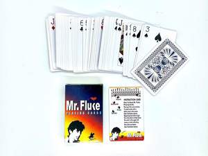 Jeu de cartes de magie MR FLUKE, cartes marquées, lot de 2, rouge et noir, Spy Deck, mentalisme et révélation de cartes - Product Image 3