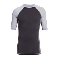 T-shirt de sport de compression pour homme avec logo personnalisé, UPF50, écologique, respirant, antibactérien, séchage rapide, idéal pour la gym et le fitness