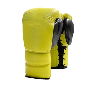 Guantes de boxeo profesionales de diseño personalizado, nuevo estilo de moda, 100% cuero genuino para entrenamiento deportivo. - Product Image 4