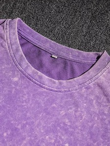 Camiseta Oversize de Hombre con Estampado Tie-Dye y Diseño Frontal de Luna, Manga Corta, Cuello Redondo, Algodón Transpirable, Ajuste Cómodo - Product Image 4