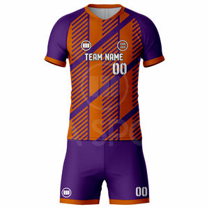 ชุดยูนิฟอร์มฟุตบอลฤดูร้อนพิมพ์ลายตามสั่ง คุณภาพพรีเมียม ระบายเหงื่อได้ดี ป้องกันแบคทีเรีย ผ้าสแปนเด็กซ์/โพลีเอสเตอร์ ระบายอากาศได้ดี - Product Image 2