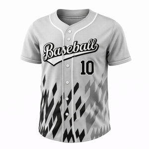 Maillot de baseball personnalisé sublimé respirant grande taille 100 % polyester à manches courtes pour clubs, équipes, ligues, écoles, OEM, marque privée - Product Image 1