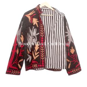 เสื้อแจ็คเก็ตปักลายคอร์ติส คุณภาพสูง ลายใหม่ สไตล์โบฮีเมียน ฮิปปี้ อินเดีย สำหรับทุกเพศ เสื้อโค้ท แจ็คเก็ตคอร์ติส สำหรับผู้หญิง ใส่ไปงานปาร์ตี้ - Product Image 5