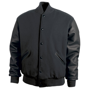 Blouson universitaire en jean personnalisé pour homme, 100% mélange de laine, séchage rapide, respirant, style vintage, épais, vente en gros - Product Image 2