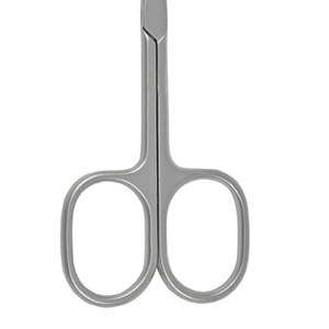 Ciseaux à cuticules professionnels en acier inoxydable incurvés avec design de précision pour droitiers, pour manucure et pédicure - Product Image 5