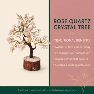 Arbre Bonsaï en Quartz Rose Fait Main, Pierre de Cristal, Décoration Feng Shui pour la Maison, Cadeau Spirituel - Product Image 3