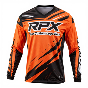 Jersey de Motocross Personalizado al por Mayor con Logotipo Promocional, Ropa para Motociclismo, Carreras de Autos y Motocross - Product Image 4