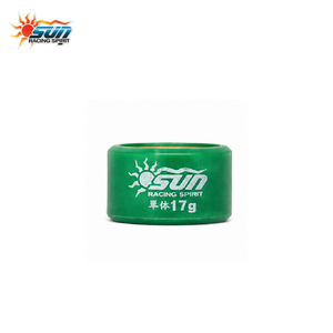 ลูกกลิ้งวาริเอเตอร์ SUN RACING WRL2012-17 ขนาด 20x12 มม. น้ำหนัก 17 กรัม สำหรับ MIO125 MIOi125 N-MAX155 AEROX155 ชุดแต่ง CVT 6 ชิ้น - Product Image 3