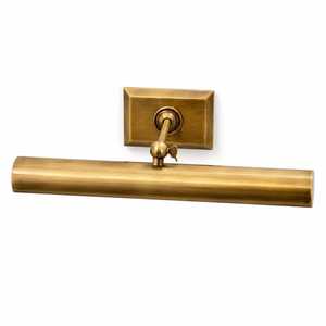 Antique Brass Farmhouse Wall Bracket Light LED Vanity Lamp 18 Inch Cylindrical Mirror Lighting for Bathroom Bedroom - Product Image 1