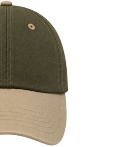 Manufacturer Custom Olive Green And Beige Two Tone Baseball <b>Cap</b> Adjustable Unisex Cotton Sports Outdoor Casual Fashion Hat <b>Cap</b> - Product Image 3