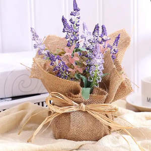 Rouleau de tissu en jute écologique de 12 pouces x 50 pieds, 16 yards, respirant, absorbant l'humidité, chemin de table, rouleau de toile de jute, artisanat - Product Image 6