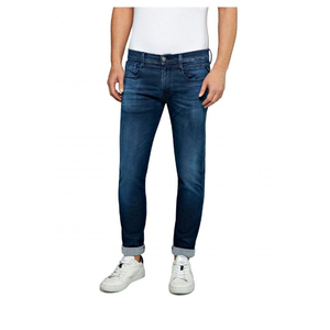 Jeans de Mezclilla para Hombre, Diseño Personalizado, Alta Elasticidad, Corte Holgado, 100% Algodón, Transpirables, Ecológicos, Teñidos, Ligeros, Tallas Grandes - Product Image 3