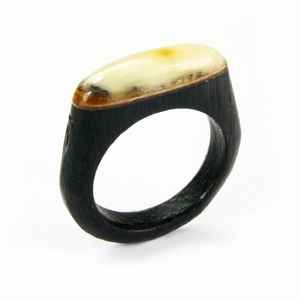 Boîte de rangement en résine de bois à rayures verticales, moderne et écologique, personnalisable en couleur et taille, pour outils domestiques - Product Image 3