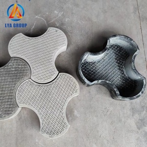 Nhựa Interlock Gạch Làm Khuôn Cao Su Lồng Vào Nhau Paver Đá <span class=keywords><strong>Polyurethane</strong></span> Vỉa Hè Bê Tông Lát Khuôn - Product Image 1