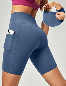 Customizable <b>Men</b> Quick Dry Sports Compression <b>Shorts</b> High Elastic Waist Yoga <b>Cycling</b> Running Gym Wear Polyester <b>Shorts</b> Yoga - Product Image 4
