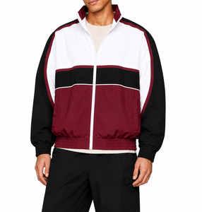 Men Sportswear Tracksuit Set Windbreaker Zip Jacket <b>Pants</b> Custom Logo OEM Supply - Product Image 1
