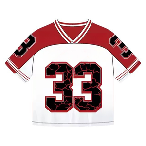 Wholesale Custom Logo Mesh Streetwear Soccer Jersey Sublimation Sport Tee <b>Shirt</b> Men Cropped Mesh Football <b>Shirt</b> Boxy T <b>Shirt</b> - Product Image 6