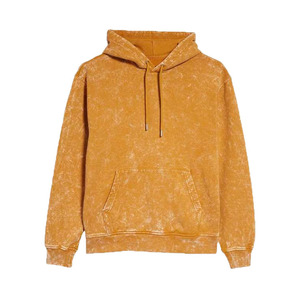 Sweat à capuche minimaliste délavé à l'acide, logo personnalisé, coupe oversize, marque privée, vente en gros, fournisseur d'usine à faible coût - Product Image 1