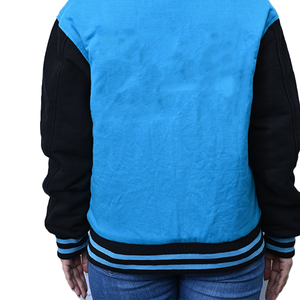 แจ็คเก็ตวาร์ซิตี้ผู้หญิงแฟชั่นแบบสั่งทำพิเศษ |   เสื้อวูลเลนเลตเตอร์แมน |   เสื้อแจ็คเก็ตสตรีทแวร์ทรงโอเวอร์ไซส์สุดเทรนดี้สำหรับชมรมนักเรียน พร้อมซับในขนสัตว์ - Product Image 6