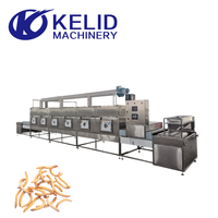 Máquina Secadora de Microondas de Alta Eficiencia y Ahorro de Energía para la Producción de Gusanos de Harina Secos, con Alto Contenido de Proteínas y Secado Uniforme