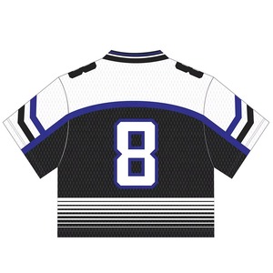 Último Diseño Personalizado de Camiseta Deportiva con Cuello en V, Transpirable, de Secado Rápido, 100% Poliéster, Talla Grande - Product Image 4