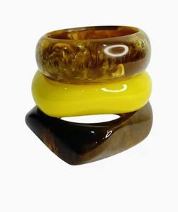 กำไลเรซิ่นลายหินอ่อนทำมือจากโรงงานโดยตรง น้ำหนักเบา ดีไซน์สวยสำหรับผู้หญิง มีจำหน่ายแล้ว - Product Image 2