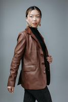 Veste en cuir pour femme, best-seller, élégante, de haute qualité, respirante, en toile tricotée, imperméable, coupe-vent, réversible, personnalisable
