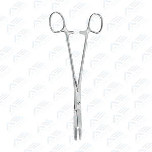 Pemegang jarum Forceps buatan pabrik kualitas Jerman Panjang reguler besi tahan karat instrumen medis penggunaan bedah - Product Image 3