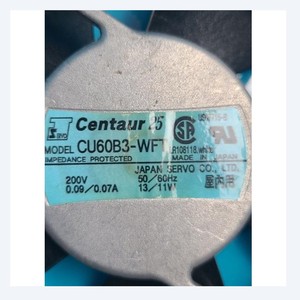 SERVO CU60B3-WFT de JAPÓN, Usado, en Estado Actual, Piezas de Equipos de Semiconductores Legados - Product Image 4